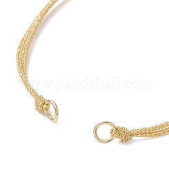 Herstellung von geflochtenen Armbändern aus Polyesterkordel&nbsp;AJEW-JB01376