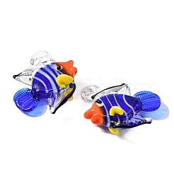 Manuelle Bunte Malerei Anhänger & Charms&nbsp;LAMP-S068-09F