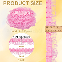 7.7~8 m Spitzenband mit Fleckenblumen&nbsp;OCOR-FG0002-35B