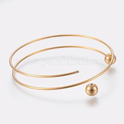 Placcatura ionica (ip) 304 braccialetti in acciaio inossidabile che fanno&nbsp;MAK-K019-01G
