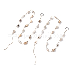 Hängende Ornamente aus natürlichen Muschelperlen&nbsp;HJEW-JM02970