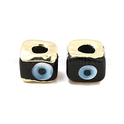 Perle di smalto in ottone&nbsp;KK-F842-01B