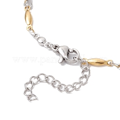 Bracelet à maillons œil de cheval en acier inoxydable 304 pour femme&nbsp;AJEW-JB01340-01