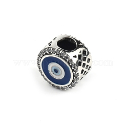 Anlaufgeschützte europäische Sterling-Silberperlen&nbsp;FIND-WH0110-028
