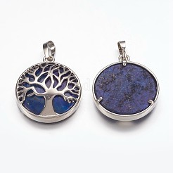 Natürliche Lapislazuli Anhänger&nbsp;G-E449-C11