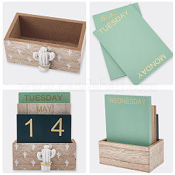Holzkalender&nbsp;AJEW-WH20096-56A-01