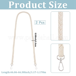 2 sangle mobile en cuir synthétique torsadé&nbsp;FIND-CP0003-73C