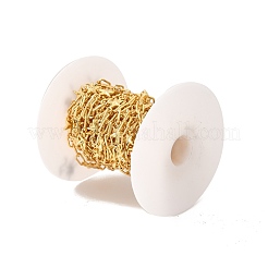 Catene a maglie rettangolari e a stella in ottone con placcatura a cremagliera&nbsp;CHC-I040-10G