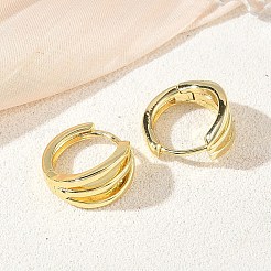 Orecchini a cerchio in ottone&nbsp;KK-CBA30C7-20G