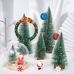 5 albero di Natale artificiale in PVC con aghi di pino in 5 stili&nbsp;AJEW-GA0005-94