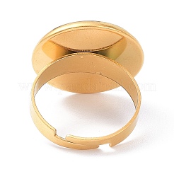 Ionenplattierung (IP) verstellbare Fingerringkomponenten aus Edelstahl 304&nbsp;STAS-P291-01F-G