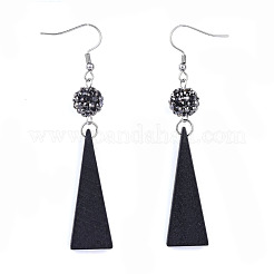Strass en pâte polymère Pendants d'oreilles&nbsp;EJEW-JE03140-02