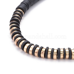 Collane di perline fatte a mano in argilla polimerica con perle heishi&nbsp;NJEW-JN02901-05