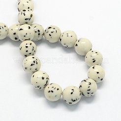 Bolas de Piedras Preciosas sintética hebras&nbsp;G-R271-8mm-Y29