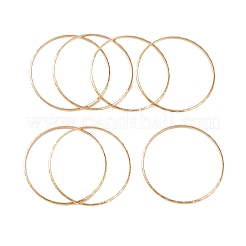 Ensemble de bracelets texturés en acier inoxydable 304 plaqué sous vide PVD pour femmes&nbsp;BJEW-A011-11B-G