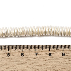 Galvanisierte Muschelperlenstränge&nbsp;BSHE-B009-E01-2x7mm