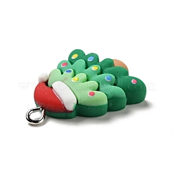 Weihnachtsanhänger aus undurchsichtigem Harz&nbsp;RESI-G043-B03