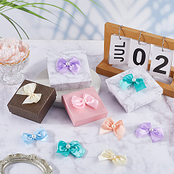 72 Stück 6 Farben Bowknot Polyester Ornament Zubehör&nbsp;DIY-SP0003-60B