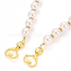 Cinturino per borsa con perle imitazione plastica abs ad alta lucentezza&nbsp;AJEW-BA00061
