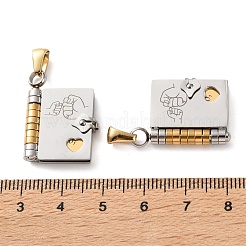 Anhänger aus Edelstahl 304&nbsp;SA-CBA694E-01GP-01