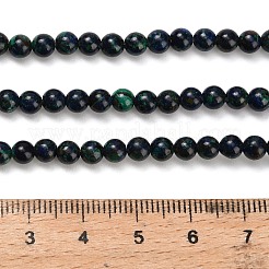 Natürliche Azurit Perlen Stränge&nbsp;G-Z110-C05-4mm