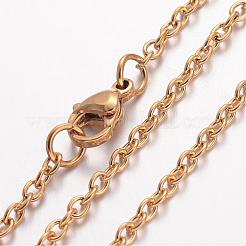 Collar de acero inoxidable 304 con revestimiento iónico (IP)&nbsp;MAK-K004-13G