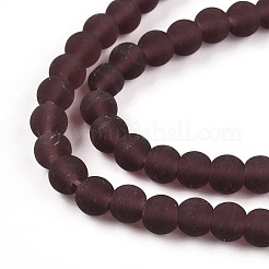Fili di perline do vetro trasparente&nbsp;GLAA-T032-T4mm-MD19