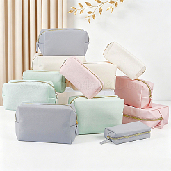 12 bolsa de maquillaje con cremallera de piel sintética de 12 estilos&nbsp;ABAG-GA0001-42