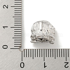 Perle di zirconi cubici trasparenti in micro pavè di ottone&nbsp;KK-G493-08P