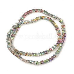 Placcare trasparente perle di vetro fili&nbsp;EGLA-L044-G