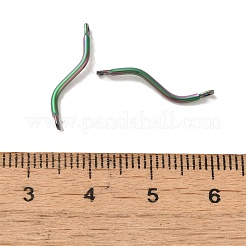 Placcatura ionica (ip) 304 acciaio inossidabile maglie connettori ciondoli&nbsp;STAS-Q323-13MC