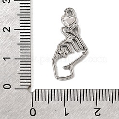 Cabochon-Fassungen für Anhänger aus Edelstahl 304&nbsp;SA-CBA9B1E-07P