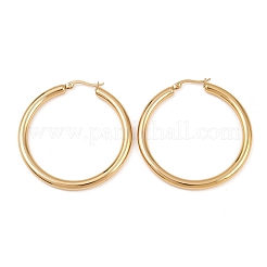 Boucles d'oreilles créoles en acier inoxydable 304&nbsp;LS-EJEW-L142-008