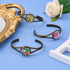 Accessoire de bricolage de bracelet en laiton&nbsp;MAK-WH0007-05AB