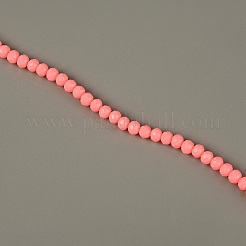 Opaken Glasperlen Stränge&nbsp;GLAA-WH0022-79