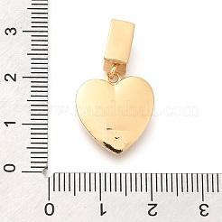 Colgante micropavé cubic zirconia de latón&nbsp;KK-S049-28G-02