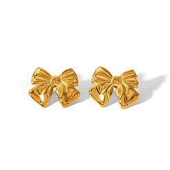 Boucles d'oreilles papillon en acier inoxydable 304 de style français&nbsp;CG5144