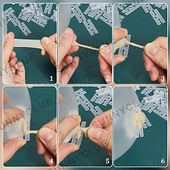 Support de clips de ballon en plastique&nbsp;AJEW-SC0003-61A