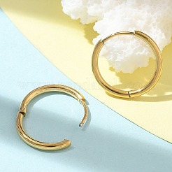 Pendientes de aro de acero inoxidable 304 con revestimiento iónico (IP) para mujer&nbsp;EJEW-M089-02G