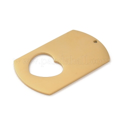 Ionenplattierung (IP) 304 Edelstahlanhänger&nbsp;STAS-K270-25B-G