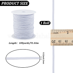 100 Yards flache geflochtene elastische Seilschnur&nbsp;EC-CY0001-05B