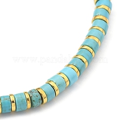 Natürliche Howlite Stretch Perlen Armbänder&nbsp;BJEW-JB05496-04