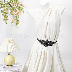 4 Stück Blumenapplikation aus Glaskristall-Strass&nbsp;DIY-FG0010-15