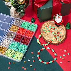 DIY Schmuckherstellungssets mit Weihnachtsmotiven&nbsp;DIY-SP0001-73