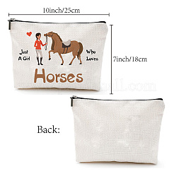 Aufbewahrungstaschen aus Polycotton-Canvas mit Krankenschwestermotiv&nbsp;ABAG-WH0029-091