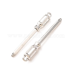 Tibetischer stil Aluminium Anhänger & Charms&nbsp;AL-CBA5212-24AS