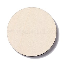Vassoi espositori per bracciali in legno rotondi piatti&nbsp;PAAG-PW0009-01G