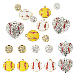 Baseball-Sportthema DIY Schmuckherstellungssets&nbsp;DIY-TA0011-99