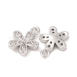 Messing micro pave klare zirkonia anhänger&nbsp;KK-S389-12P
