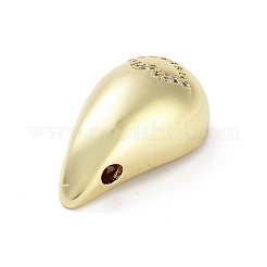 Anhänger aus Messing mit Gestellbeschichtung aus klarem Kubisch Zirkonia&nbsp;KK-H474-18G-10